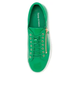 Wolfie Emerald Patent Leather Sneakers