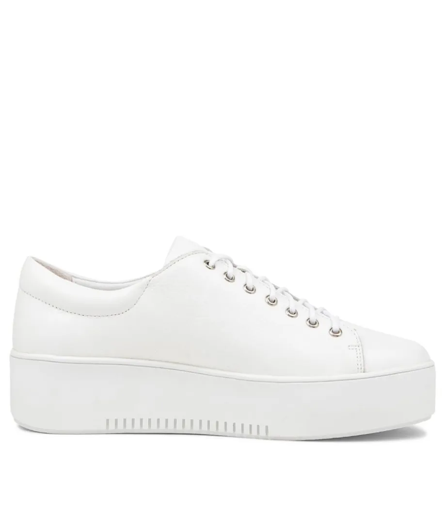 Wolfie White Leather Sneakers Ws
