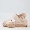 Xabbie Rose Shimmer Leather Espadrilles