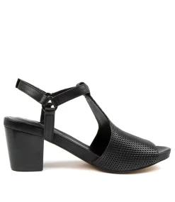 Zettie Black Leather