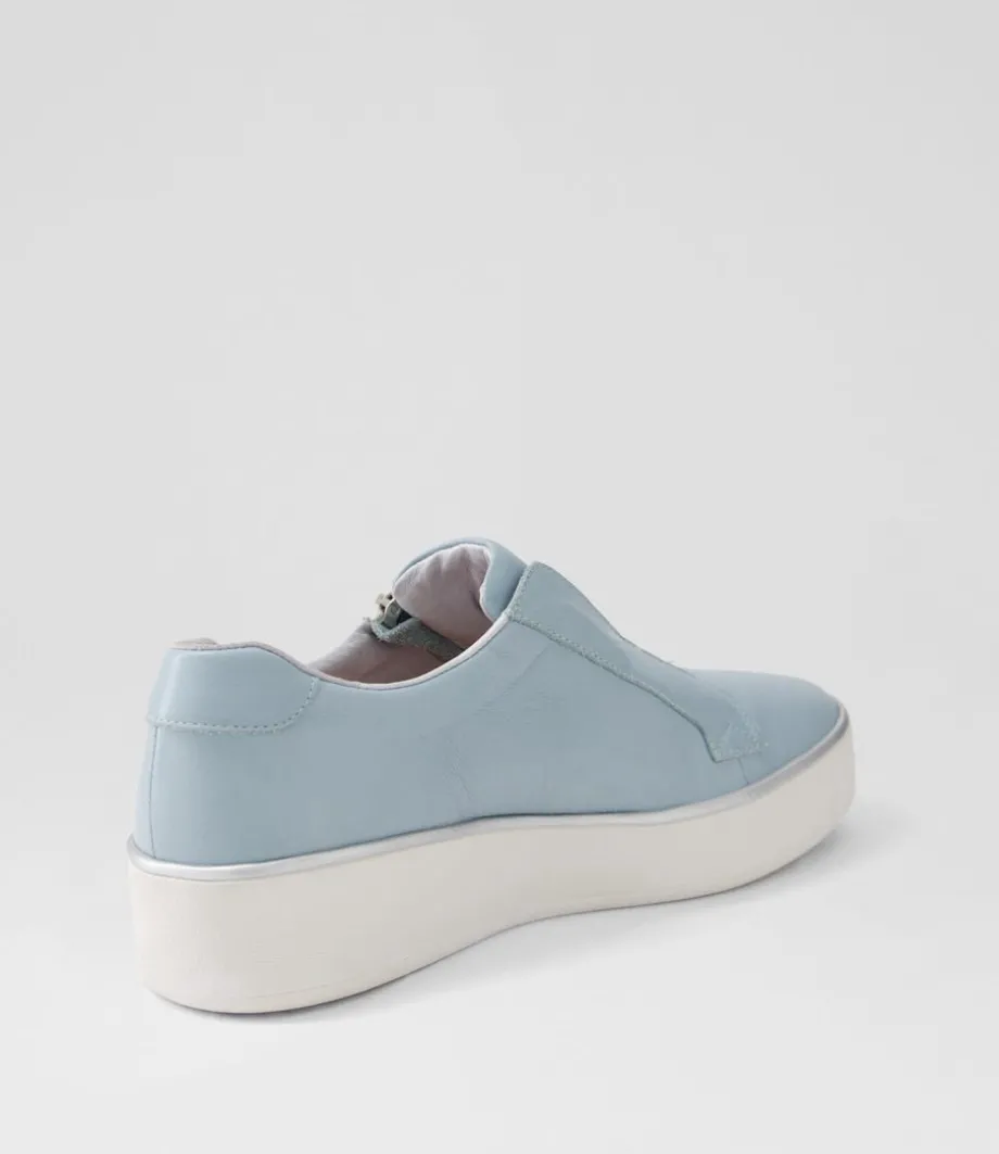 Zikta W Denim White Leather Sneakers