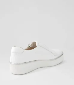 Zikta W White Leather Sneakers