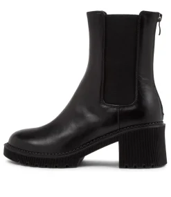 Zozo Black Leather Chelsea Boots