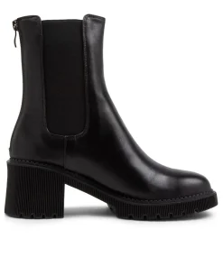 Zozo Black Leather Chelsea Boots